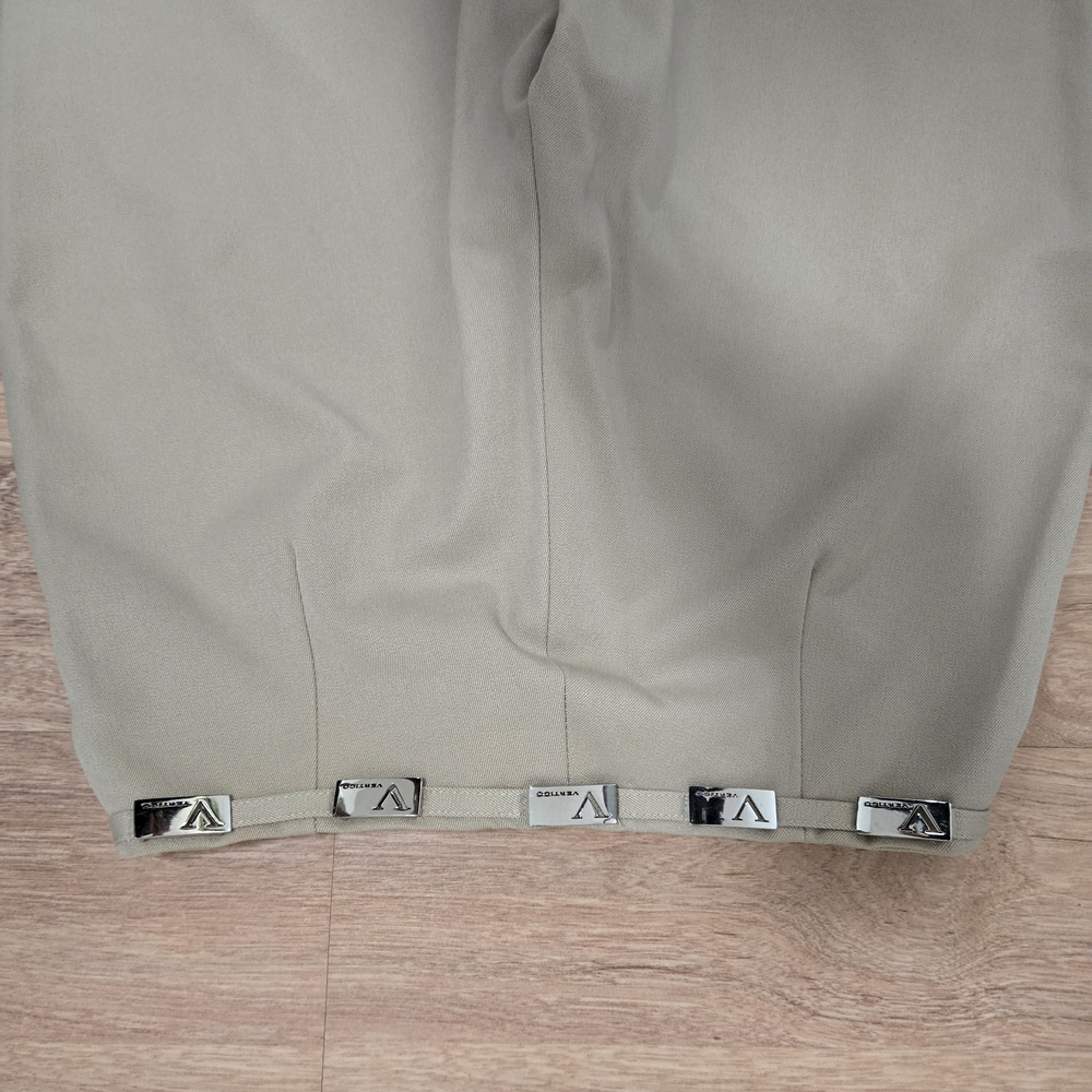VERTIGO Taupe Stretch Cropped Pants Size 4 - Picture 11 of 13